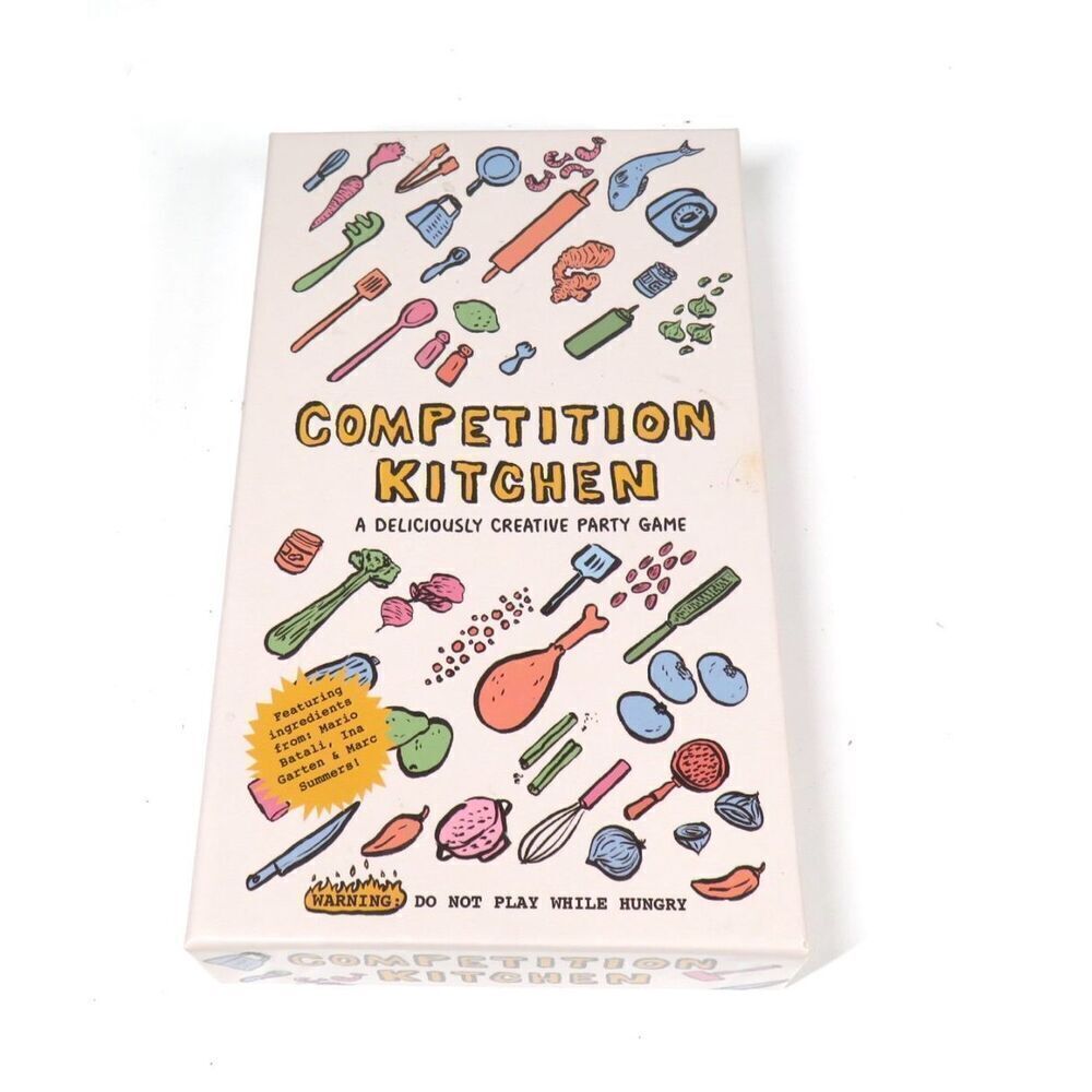 Competition Kitchen Creative Party Game Card Game with Celebrity Chefs!